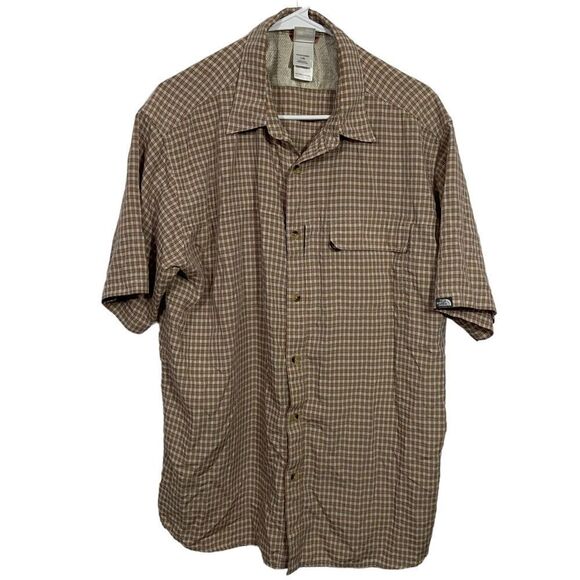 The North Face Plaid Short Sleeve Outdoor Shirt - Picture 1 of 3
